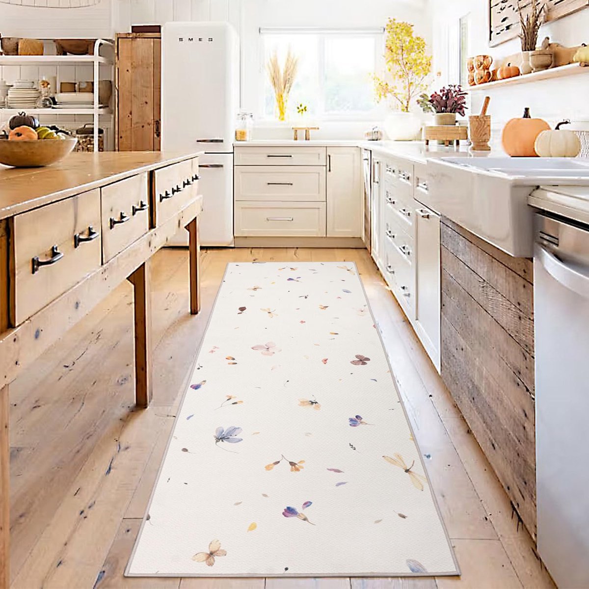 LaMoussawi ® Stijlvolle Antislip Tapijtloper voor Gang, Keuken en Woonkamer met Geometrisch Design